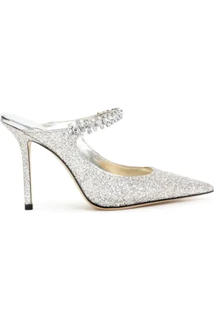 Jimmy Choo Dames, Schoenen, Grijs, Maat: 38 EU Leer