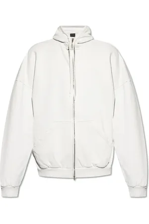 Balenciaga Heren, Sweatshirts & Hoodies, Grijs, Maat: S Katoen