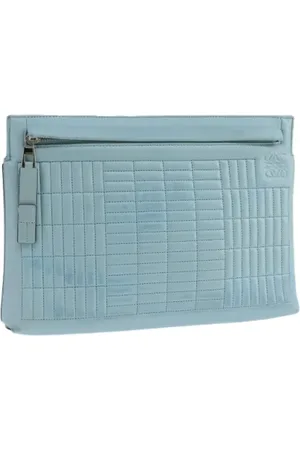Loewe Dames, Pre-owned, Blauw, Maat: ONE Size Leer