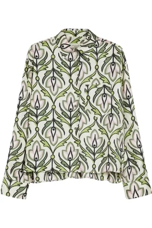 Max Mara Dames, Blouses & Shirts, Groen, Maat: 2XL Zijde