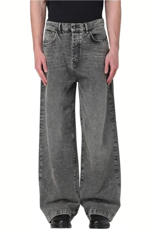 AMISH Heren, Jeans, Grijs, Maat: W33