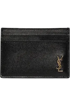 Saint Laurent Heren, Accessoires, Zwart, Maat: ONE Size Leer
