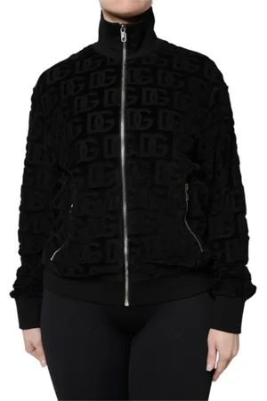 Dolce & Gabbana Dames, Sweatshirts & Hoodies, Zwart, Maat: XS Katoen