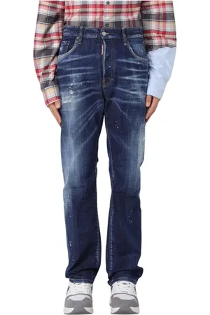 Dsquared2 Heren, Jeans, Blauw, Maat: S Katoen
