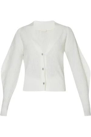 Liu Jo Dames, Truien, Wit, Maat: XS Wol