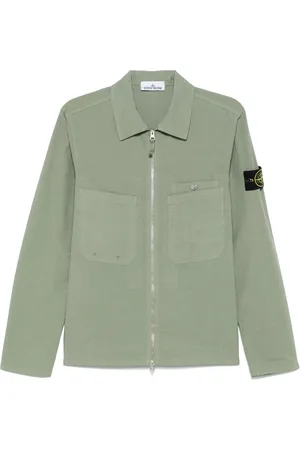 Stone Island Heren, Jassen, Groen, Maat: L Katoen