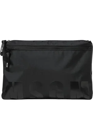 Msgm Heren, Tassen, Zwart, Maat: ONE Size Nylon