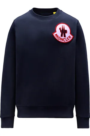 Moncler Heren, Sweatshirts & Hoodies, Blauw, Maat: M Katoen