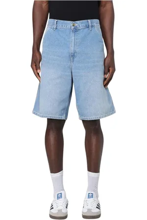 Carhartt Heren, Korte broeken, Blauw, Maat: W32 Denim