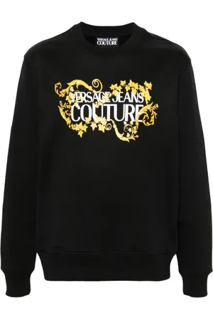 VERSACE Heren, Sweatshirts & Hoodies, Zwart, Maat: M Katoen