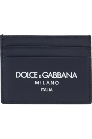 Dolce & Gabbana Heren, Accessoires, Blauw, Maat: ONE Size Leer