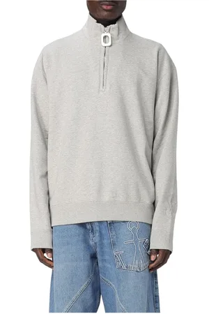 J.W.Anderson Heren, Sweatshirts & Hoodies, Grijs, Maat: XL Katoen