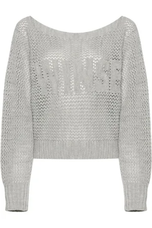 Twin-Set Dames, Truien, Grijs, Maat: L