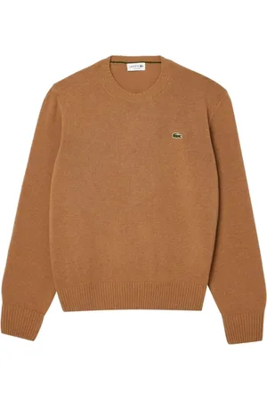 Lacoste Heren, Truien, Bruin, Maat: 2XL Wol
