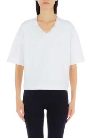 Liu Jo Dames, Tops, Wit, Maat: XS Katoen