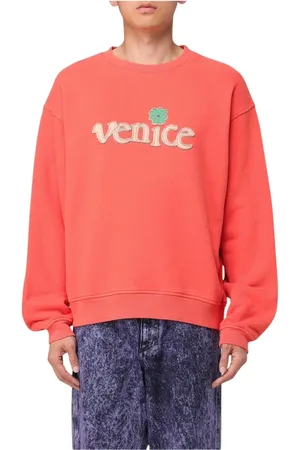 ERL Heren, Sweatshirts & Hoodies, Rood, Maat: XL Katoen