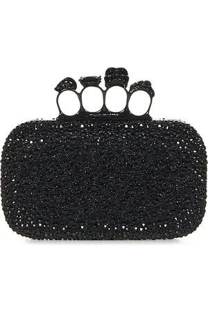 Alexander McQueen Dames, Tassen, Zwart, Maat: ONE Size Leer