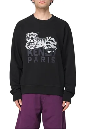 Kenzo Heren, Sweatshirts & Hoodies, Zwart, Maat: M Katoen