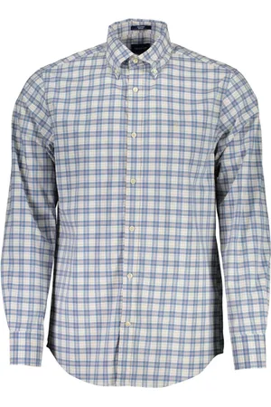GANT Heren, Overhemden, Blauw, Maat: S