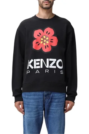 Kenzo Heren, Sweatshirts & Hoodies, Zwart, Maat: L Katoen