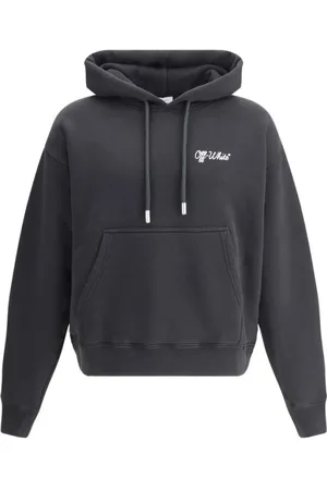 OFF-WHITE Heren, Sweatshirts & Hoodies, Zwart, Maat: S Katoen
