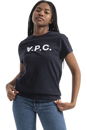 A.P.C. Dames, Tops, Blauw, Maat: M Katoen