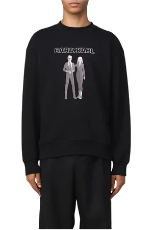 Karl Lagerfeld Heren, Sweatshirts & Hoodies, Zwart, Maat: XL