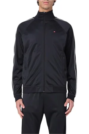 Diesel Heren, Sweatshirts & Hoodies, Zwart, Maat: S Poliester