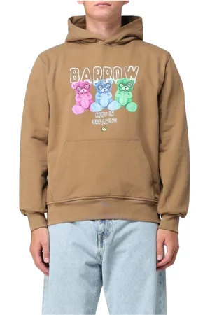 BARROW Heren, Sweatshirts & Hoodies, Bruin, Maat: M Katoen