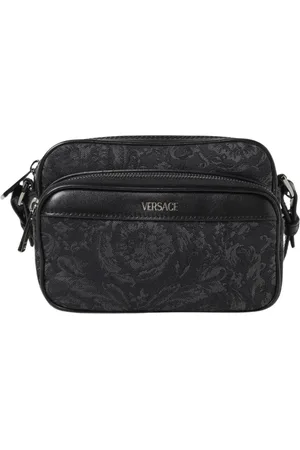 VERSACE Heren, Tassen, Blauw, Maat: ONE Size