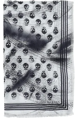 Alexander McQueen Heren, Accessoires, Wit, Maat: ONE Size Zijde