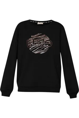 Liu Jo Dames, Sweatshirts & Hoodies, Zwart, Maat: XS Katoen