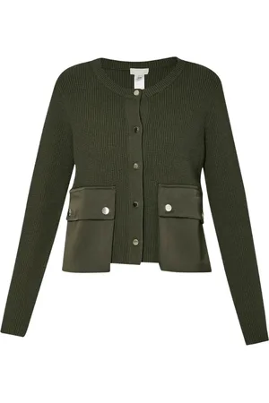 Liu Jo Dames, Truien, Groen, Maat: XL Viscose