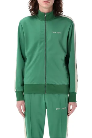 Palm Angels Heren, Sweatshirts & Hoodies, Groen, Maat: XL