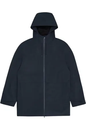 Rains Heren, Jassen, Blauw, Maat: L