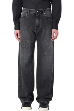Dolce & Gabbana Heren, Jeans, Grijs, Maat: S Katoen