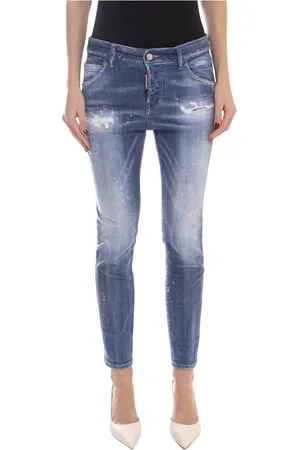 Dsquared2 Dames, Jeans, Blauw, Maat: XS