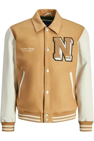 JACK & JONES Heren, Jassen, Bruin, Maat: L Wol