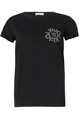 Liu Jo Dames, Tops, Zwart, Maat: XS Katoen