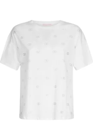 Liu Jo Dames, Tops, Wit, Maat: XS Katoen