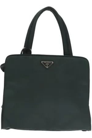 Prada Dames, Pre-owned, Groen, Maat: ONE Size Nylon