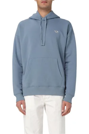 Diesel Heren, Sweatshirts & Hoodies, Blauw, Maat: S Katoen