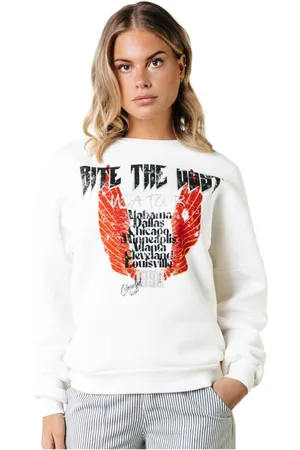 Colourful rebel Dames, Sweatshirts & Hoodies, Wit, Maat: L Katoen