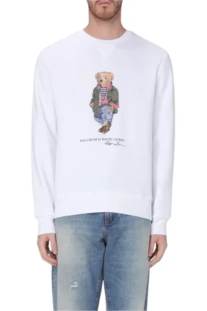 Ralph Lauren Heren, Sweatshirts & Hoodies, Wit, Maat: L Katoen