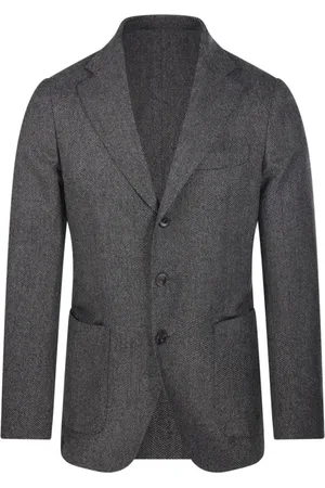 Biagio Santaniello Heren, Jassen, Grijs, Maat: 2XL Wol