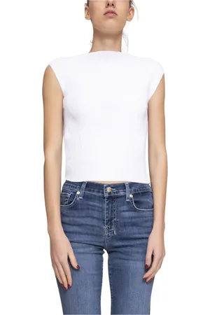 LIVIANA CONTI Dames, Tops, Wit, Maat: L Jersey
