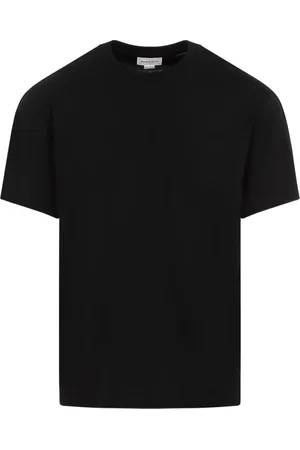 Alexander McQueen Heren, Tops, Zwart, Maat: M Katoen