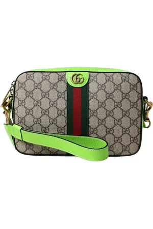 Gucci Heren, Tassen, Groen, Maat: ONE Size Leer