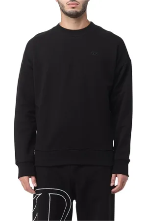 Diesel Heren, Sweatshirts & Hoodies, Zwart, Maat: S Katoen