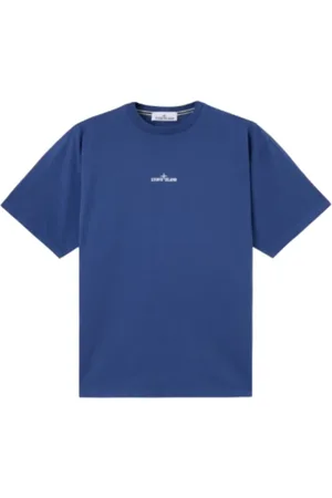 Stone Island Heren, Tops, Blauw, Maat: L Katoen